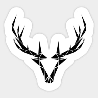 deer geometry Sticker